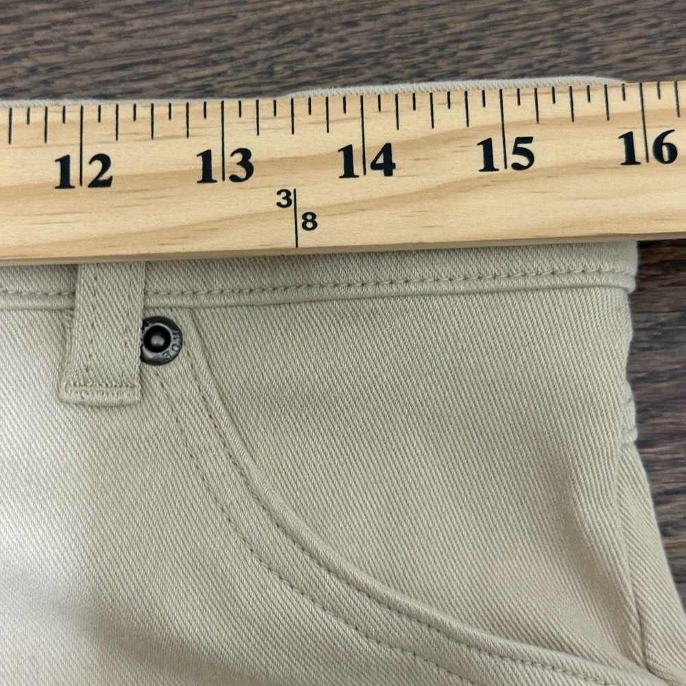 Hue Bootcut Khaki Legging Pants Size Large Stretchy Office Career Comfort - Picture 5 of 9